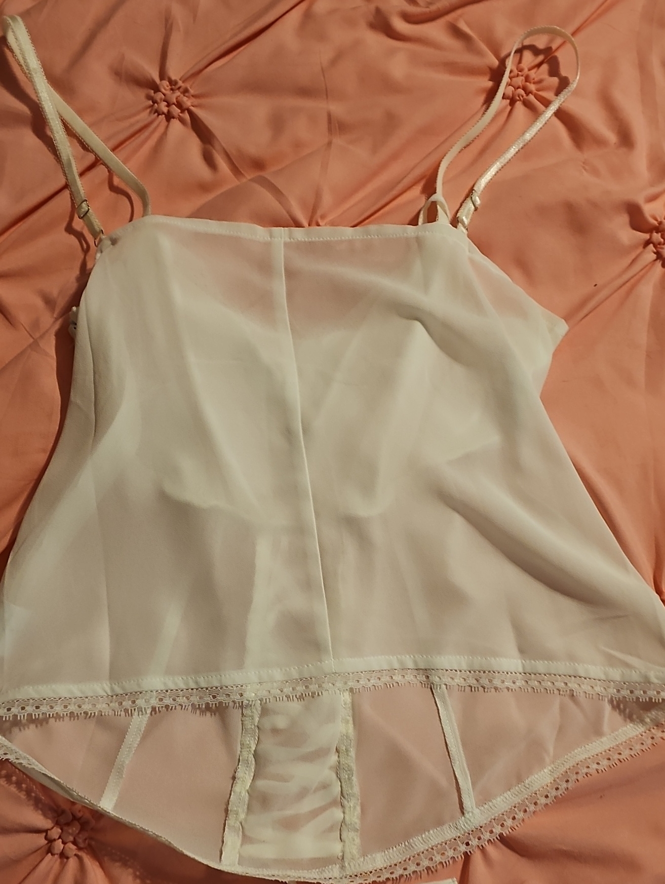 White Forest Ink Cami Corset Top — image 2 of 3